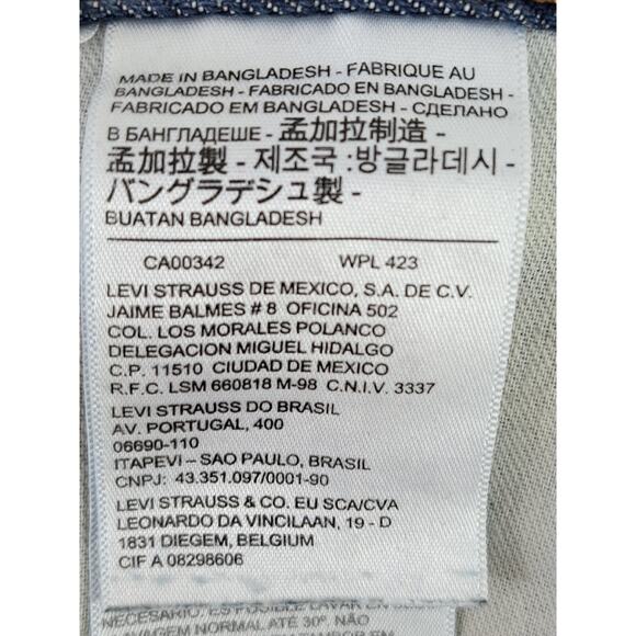 Levi's 550 Men's Red Tab Dark Wash Straight Leg Jeans Size 40x30 - Picture 4 of 5